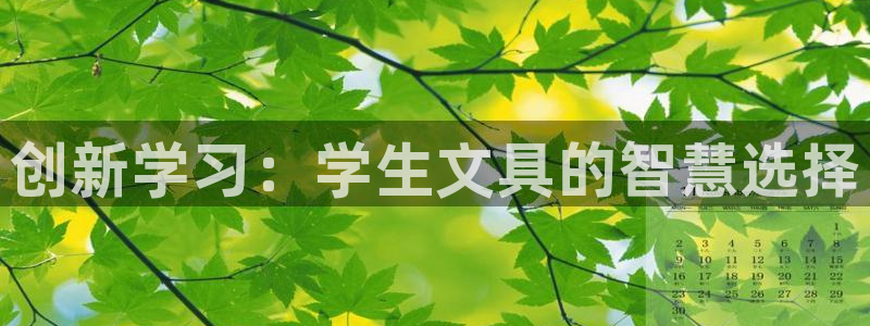 ag九游會官網(wǎng)下載：創(chuàng)新學(xué)習(xí)：學(xué)生文具的